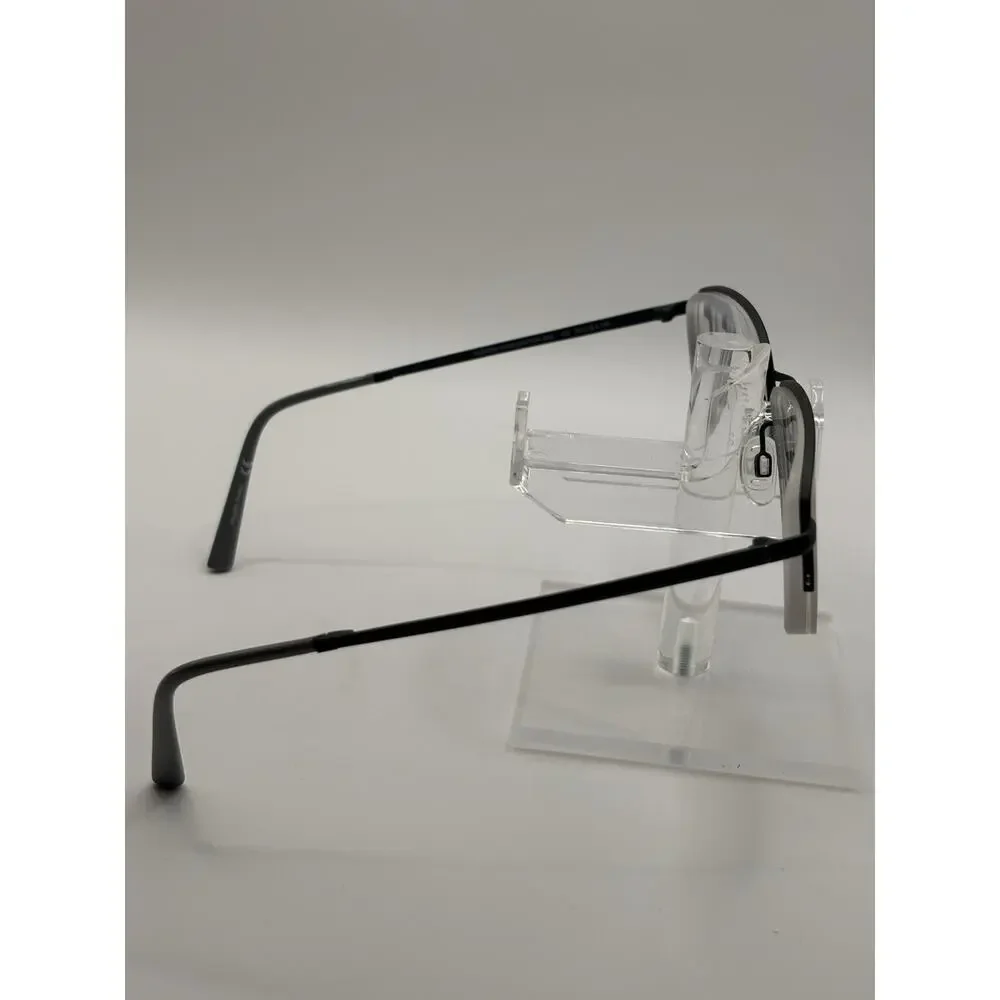 Flexon Washington 600 412 56-18 Memory Metal Eyeglass Frames Gunmetal